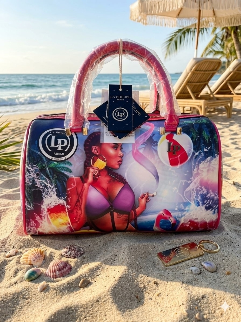 LP Miami Large Hot Girl Summer Large Speedy NWT